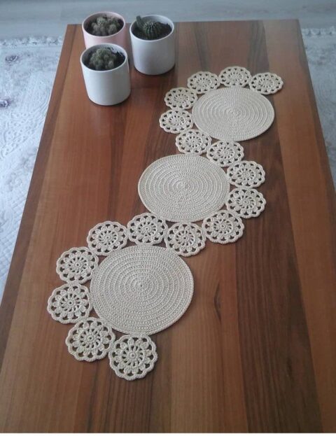 Ideas De Caminos De Mesa Tejidos A Crochet Manualidades Eli