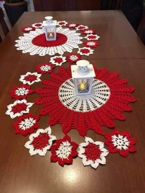 Ideas De Caminos De Mesa Navide Os A Crochet Que Puedes Hacer Tu Misma