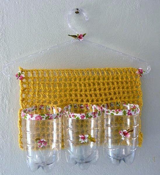decoraciones con botellas de plástico