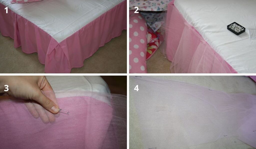 falda para cama