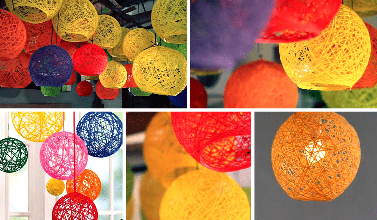 Paso a Paso Para Hacer Una Hermosa Lámpara De Techo Para Tu Sala, Fácil