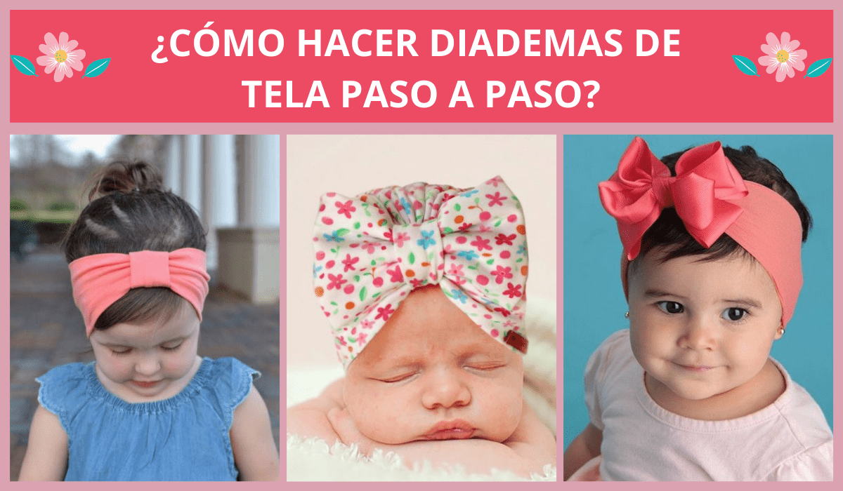 Cómo Hacer Hermosa Diadema o Turbante De Tela Para Bebé Paso A Paso | Manualidades eli