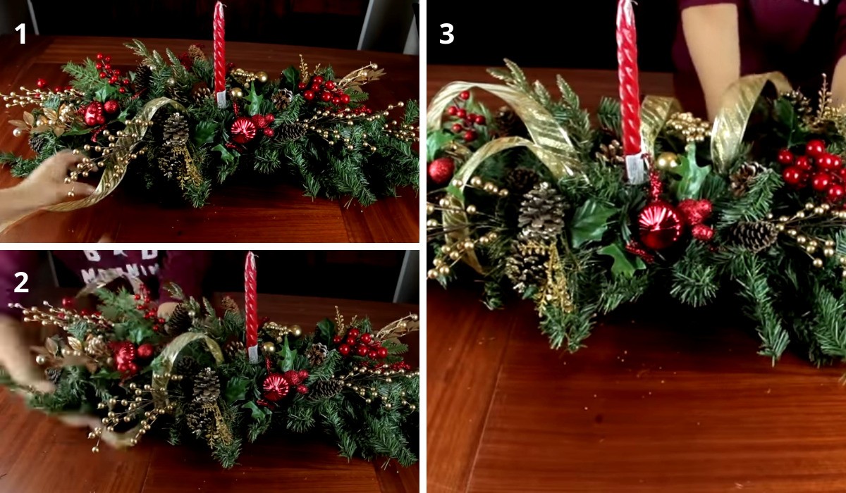 Cómo Elaborar Tu Misma Un Centro De Mesa Navideño. ¡Aquí El Paso a Paso