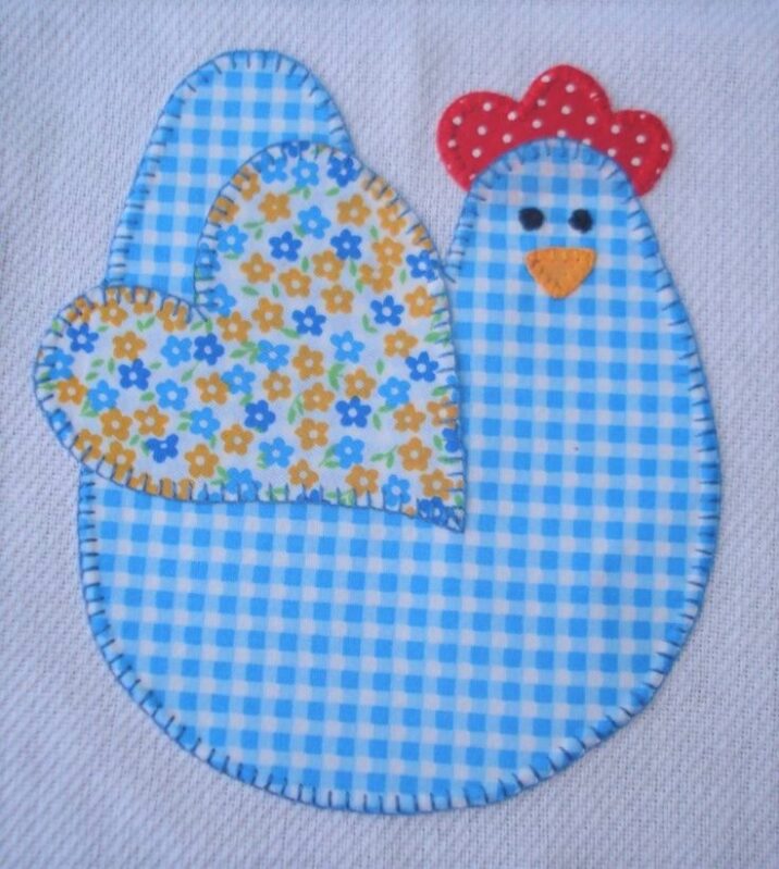 ¡12 Bellísimas Ideas De Apliques Hechos Con Retazos De Tela