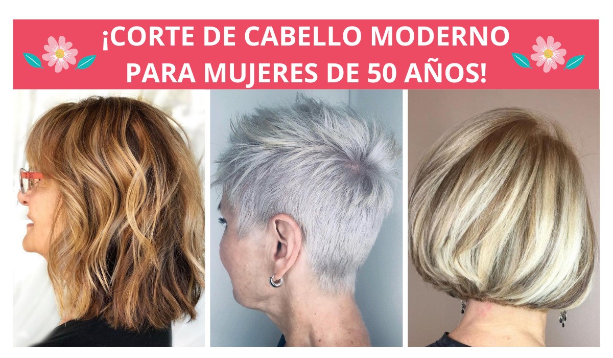 ¡Ideas De Cortes De Cabello Modernos Para Mujeres De 50 Años ...