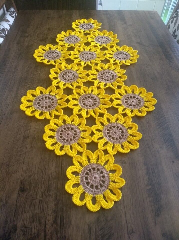 ¡13 Ideas De Caminos De Mesa Tejidos A Crochet! Manualidades eli