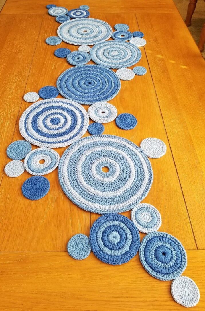 ¡13 Ideas De Caminos De Mesa Tejidos A Crochet! Manualidades eli