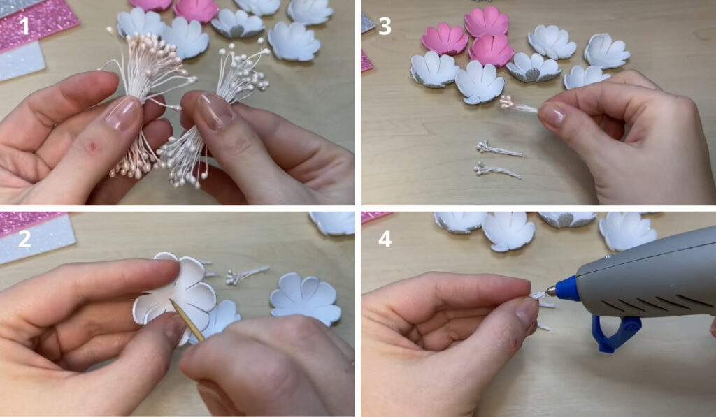 DIY! Tutorial De Hermosas Flores Hechas Con Foami De Purpurina |  Manualidades eli