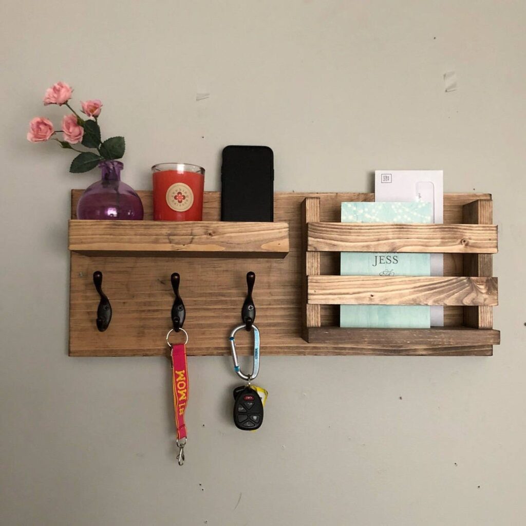 3 ideas para hacer cuelga llaves con tablas de madera y latas - ideas para  regalar o vender 