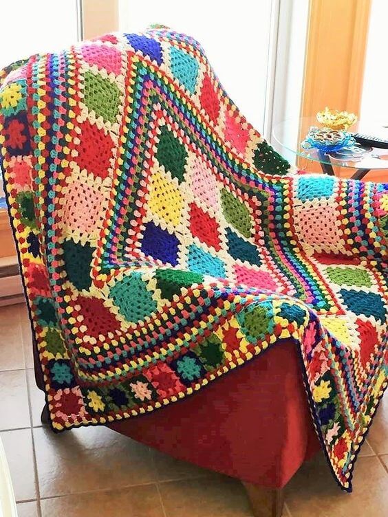 Hermosas Y Decorativas Colchas Tejidas A Crochet