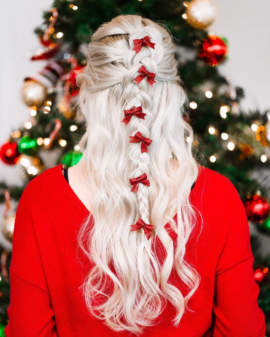 WoW! Bellos Peinados Para Niñas Perfectos En Navidad | Manualidades eli