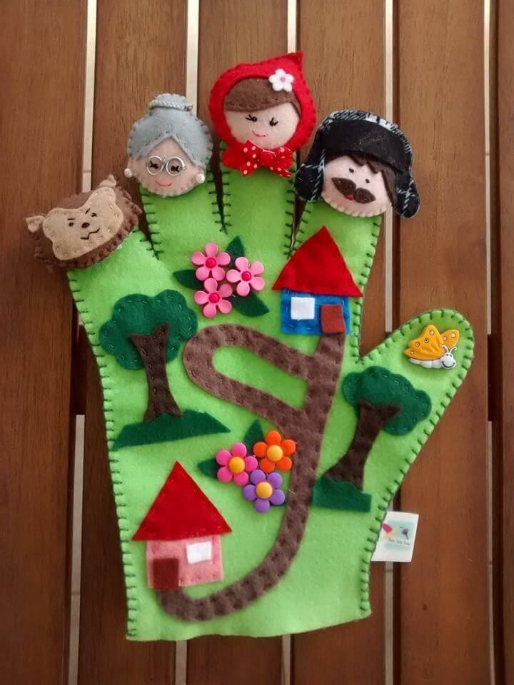 Ideas Creativas Para Diseñar Marionetas Con Fieltro En Casa