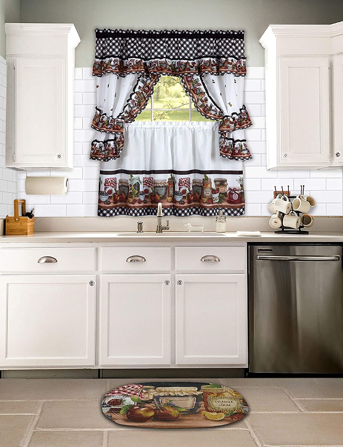 Fotos de cortinas para la cocina, Diseños y consejos - BlogHogar.com
