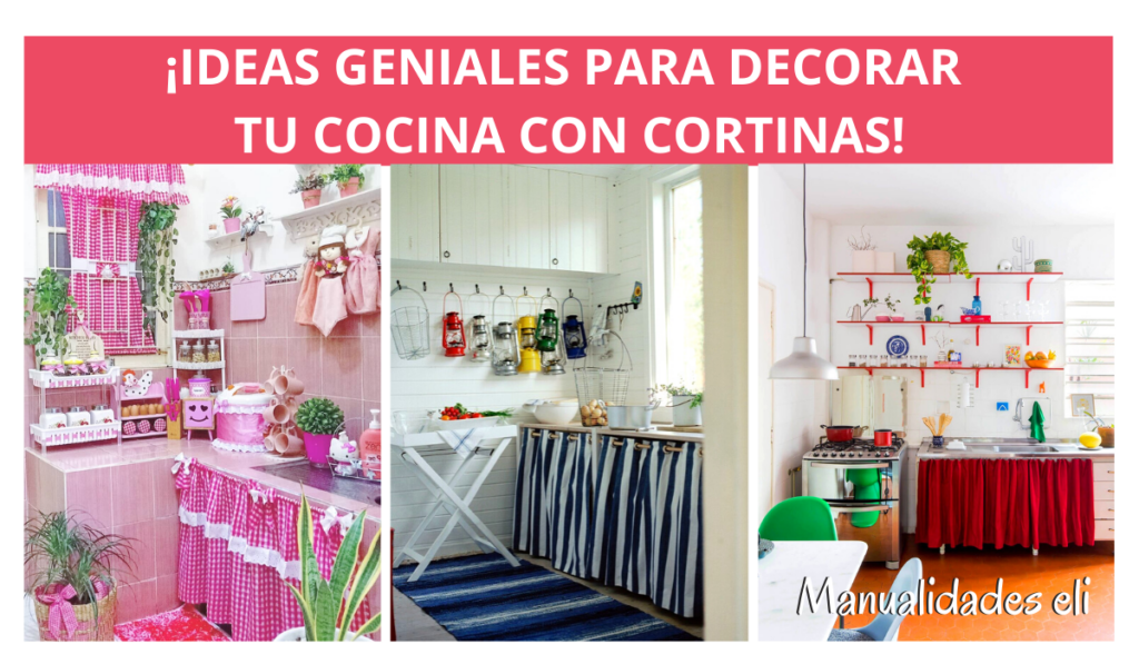 Ideas De Cortinas Para Embellecer La Cocina Manualidades Eli