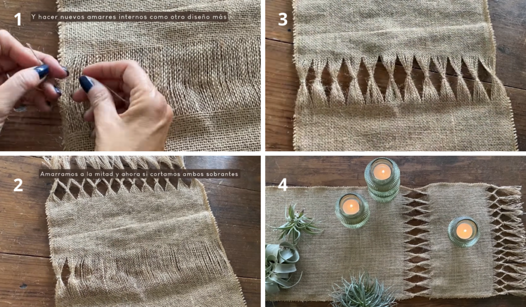 ¡Ni Te Imaginas Lo Fácil Que Es Hacer Un Camino de Mesa O Mantel