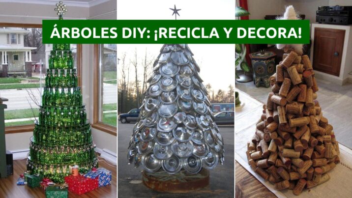 arboles diy navideños