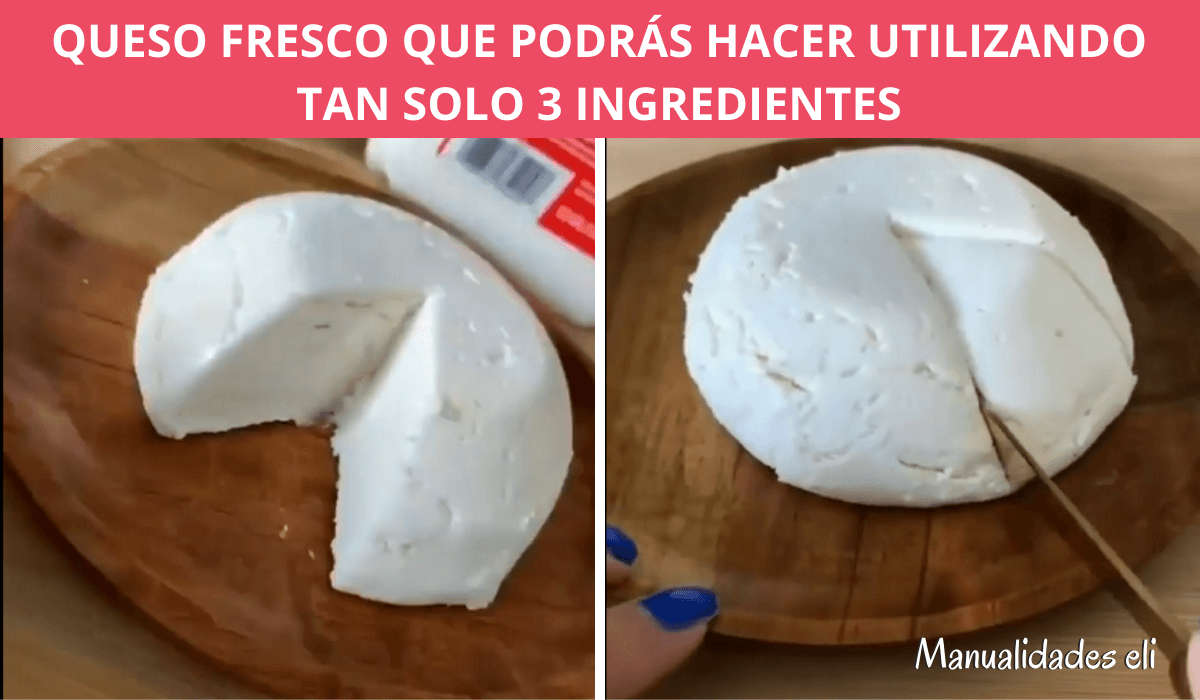 Cómo hacer Queso Fresco Casero con sólo 3 Ingredientes