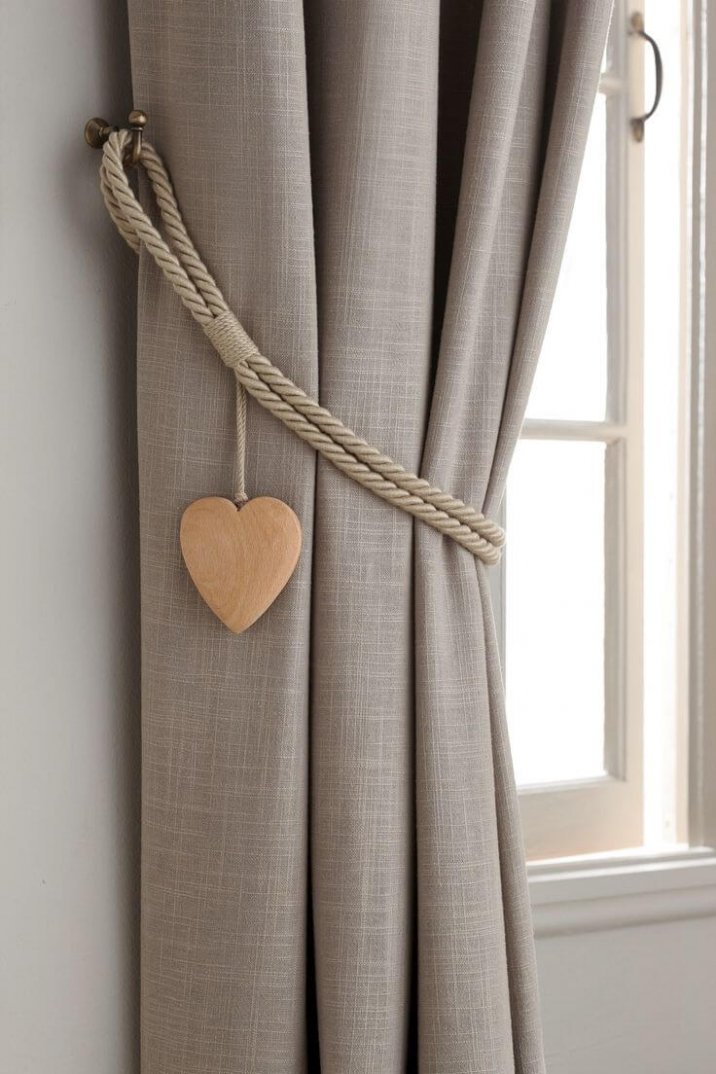 Prácticos Sujetadores De Cortinas Que Puedes Hacer Tú