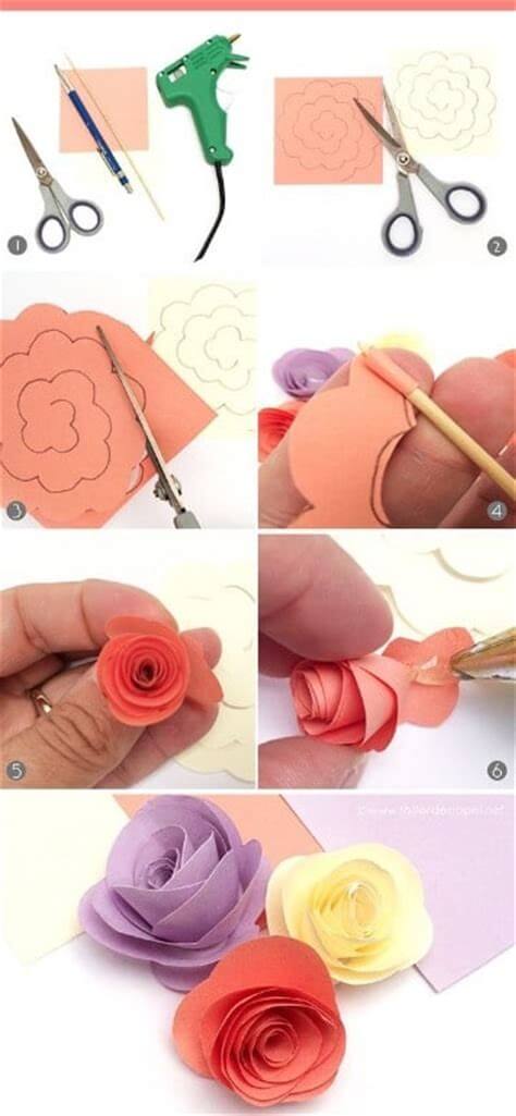 Cómo hacer flores de papel para decorar cualquier cosa | Manualidades eli