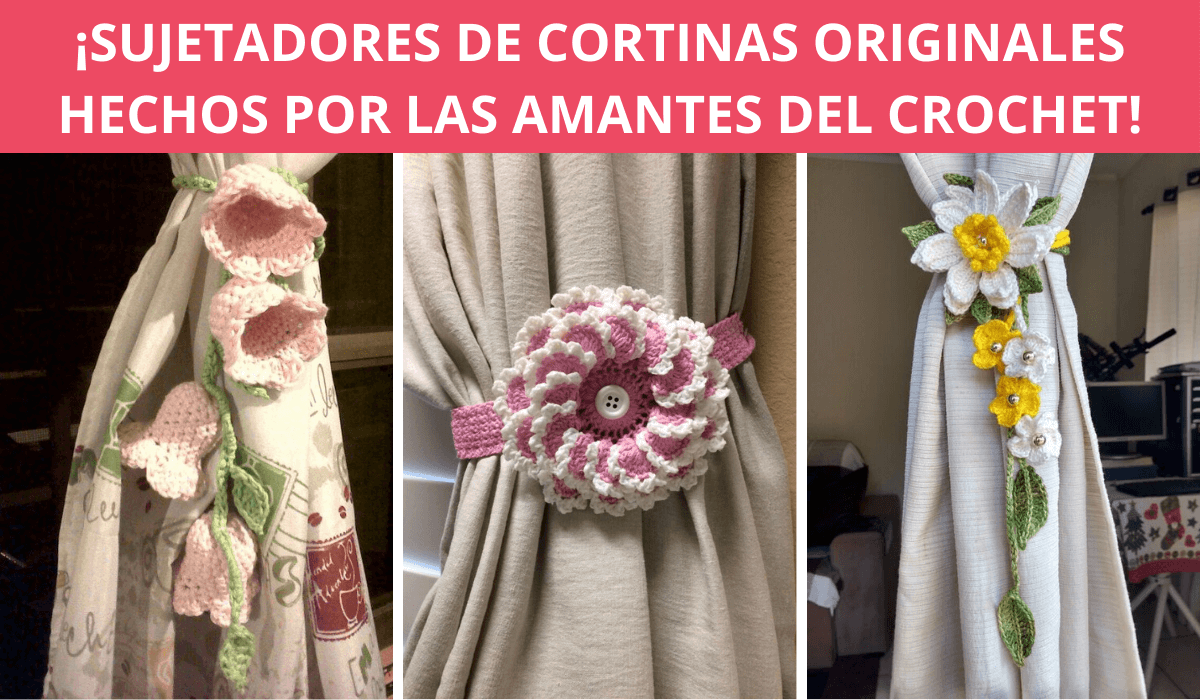 Sujetadores De Cortinas Originales Hechos Por Las Amantes Del Crochet