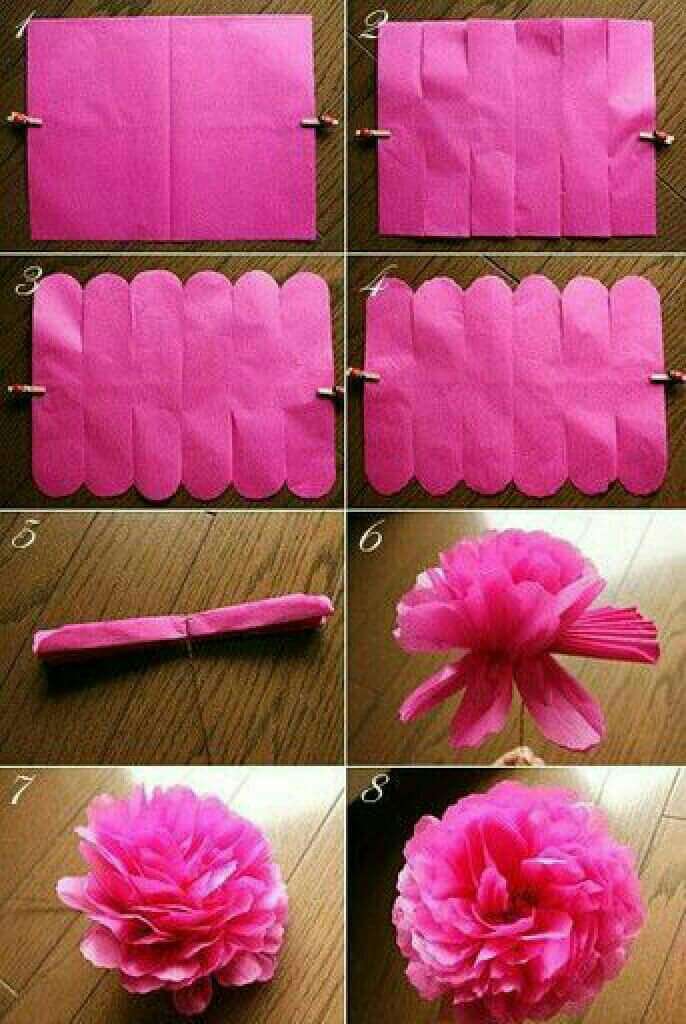 Cómo hacer flores de papel para decorar cualquier cosa | Manualidades eli