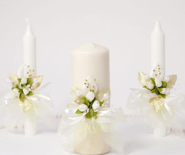 lote de nuevo Humildad Cómo decorar velas para bautismo con estas ideas | Manualidades eli