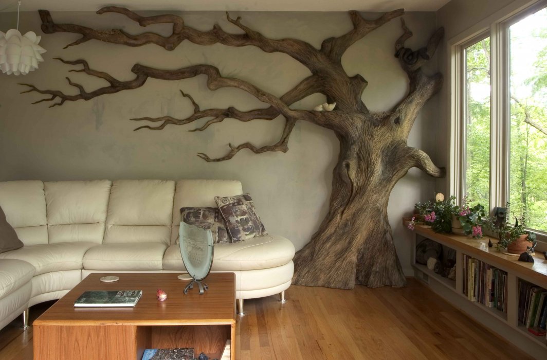 Con troncos y ramas podrás hacer bellas decoraciones para el hogar