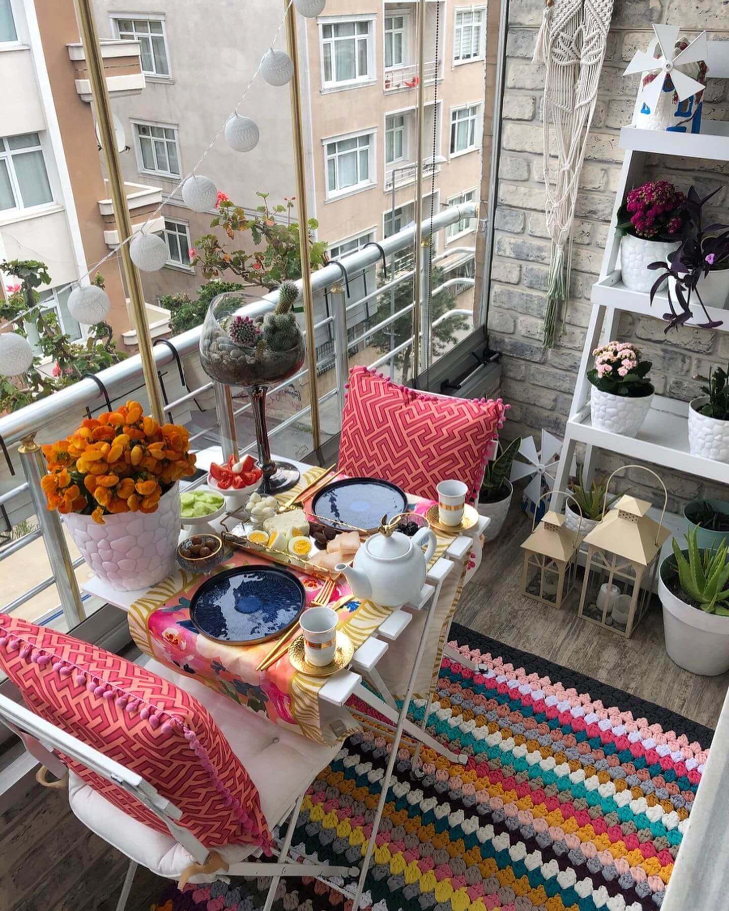 15 Soluciones para decorar un balcón súper pequeño | Manualidades eli