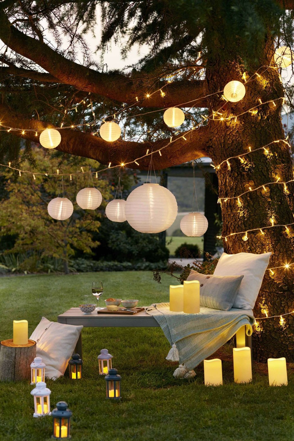15 Ideas para iluminar tu patio en la noche Manualidades eli