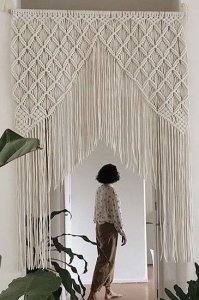 17 Ideas De Cortinas Hechas Con La Técnica Del Macramé