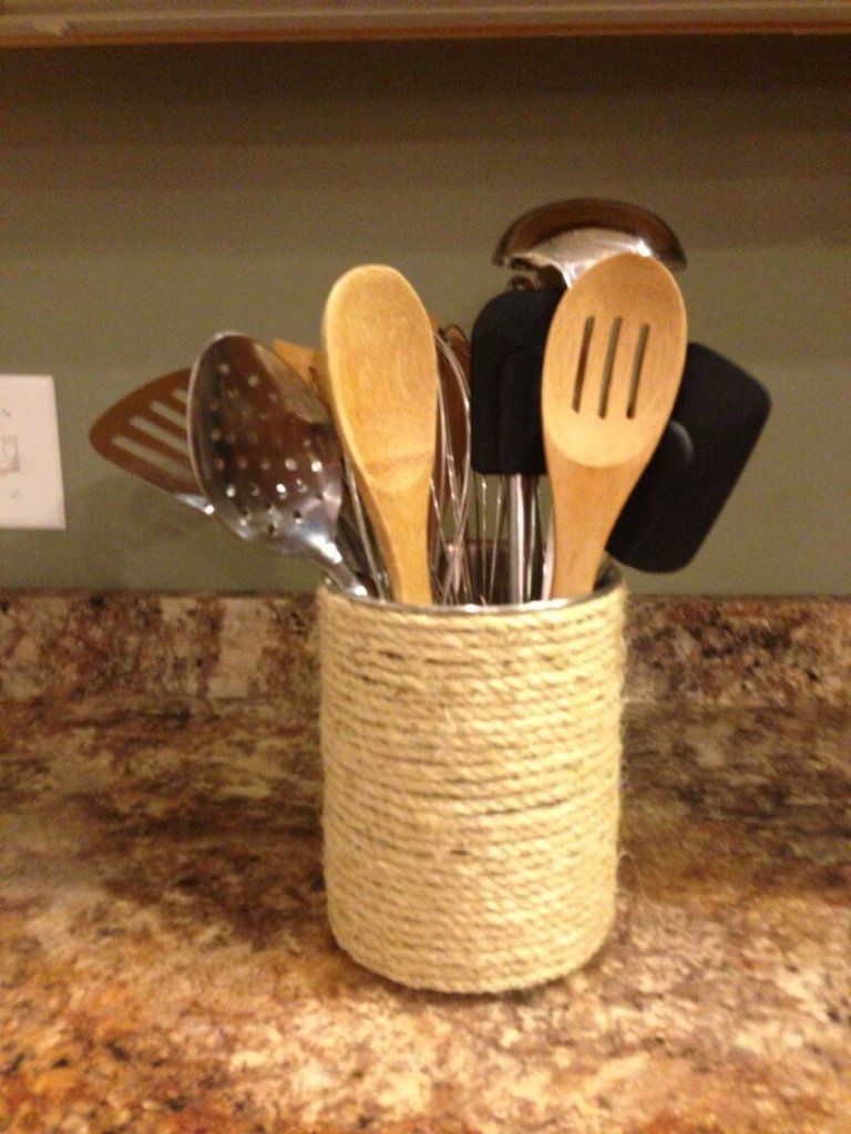 Son 15 bellísimas ideas de porta utensilios de cocina