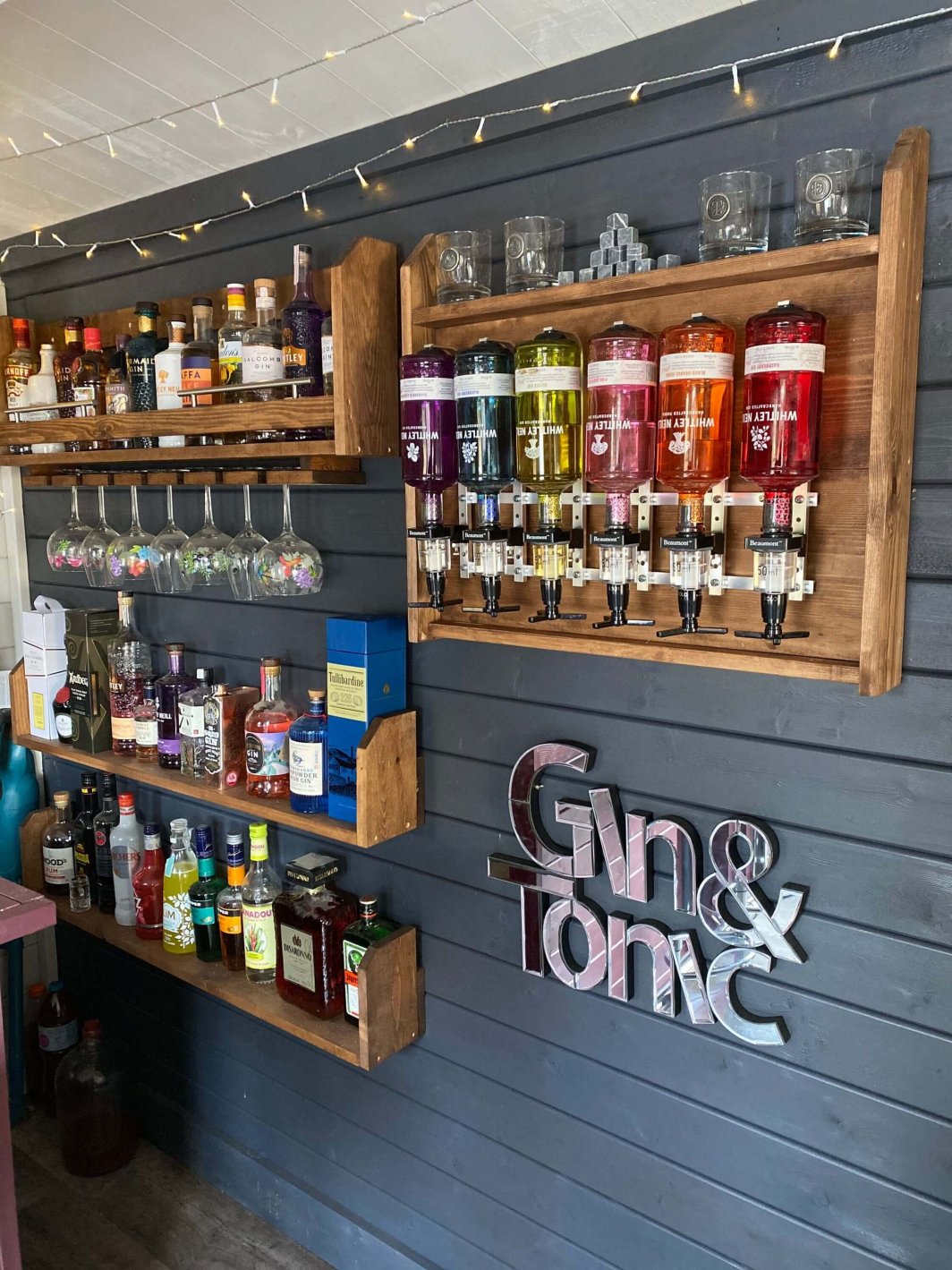 estantes para botellas de licor