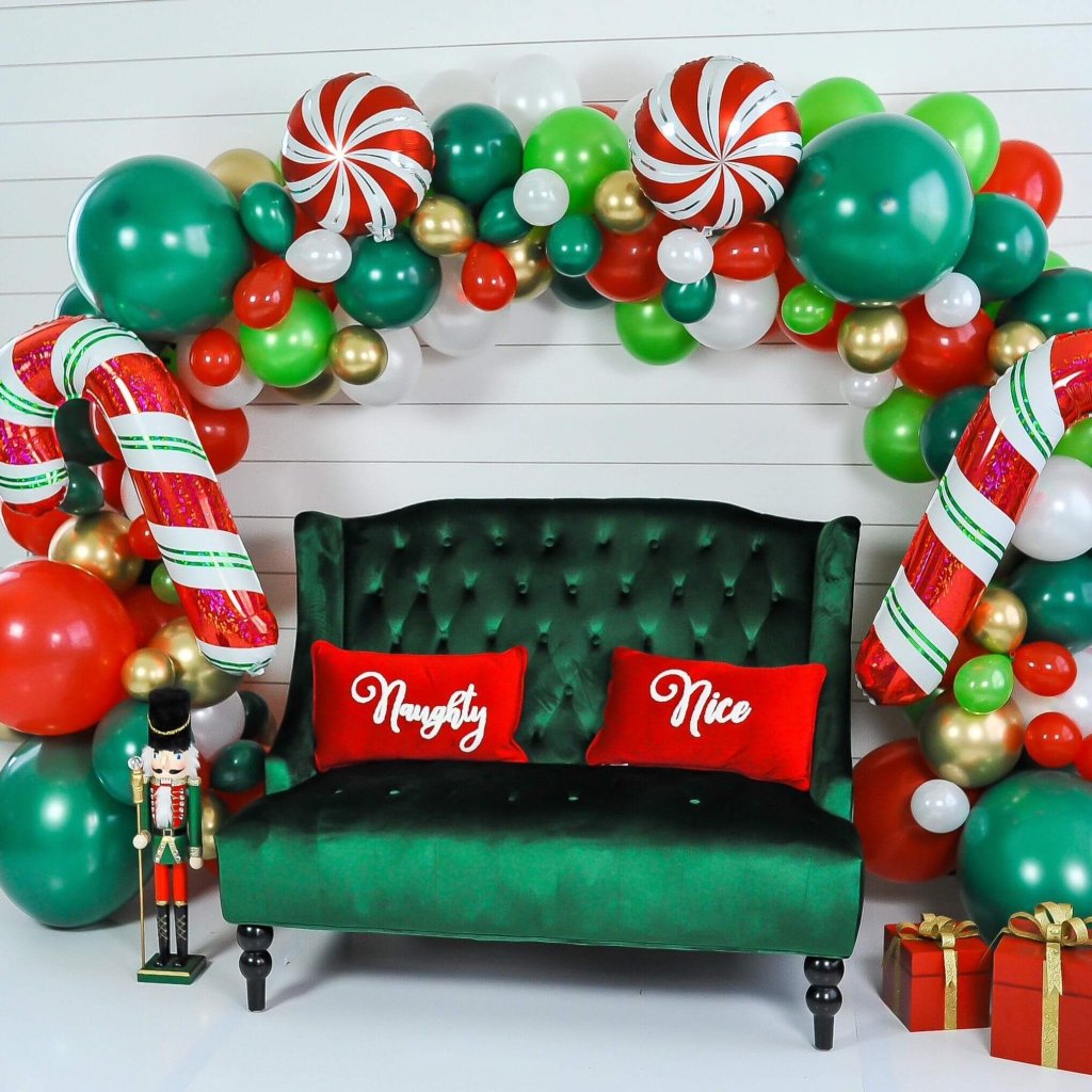 neumonía cortar Duque 15 Ideas para decorar fiestas en navidad con globos | Manualidades eli