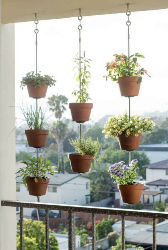 En realidad Hamburguesa Ganar control Las mejores 15 ideas para colgar plantas en el balcón | Manualidades eli