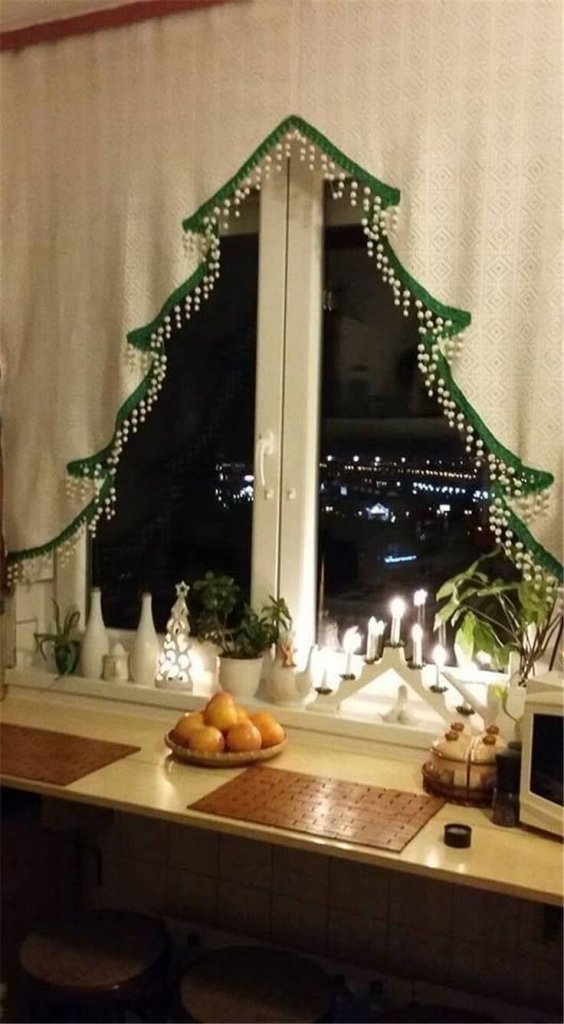 cortinas navideñas