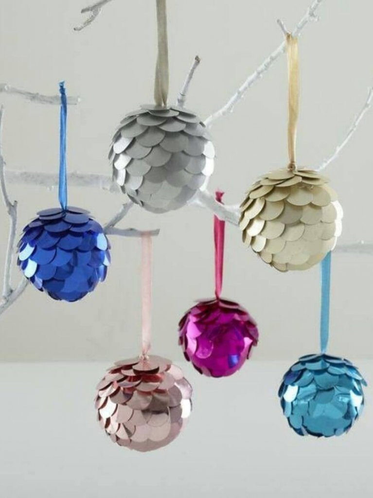 Más que nada incluir bobina 16 Ideas para decorar esferas navideñas de forma original