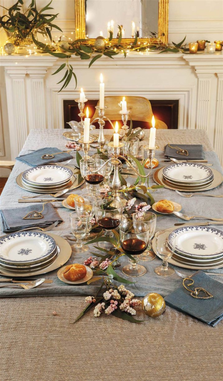 16 Tips De Cómo Decorar La Mesa Para La Cena De Navidad 6454