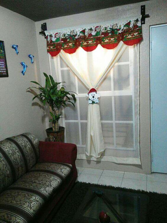 cortinas navideñas