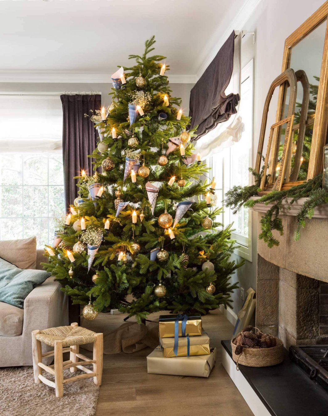 16 ideas de cómo decorar tu arbolito de navidad este año