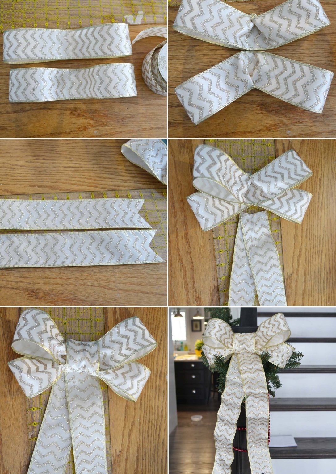 Paso a paso para hacer bellísimos moños navideños para decorar