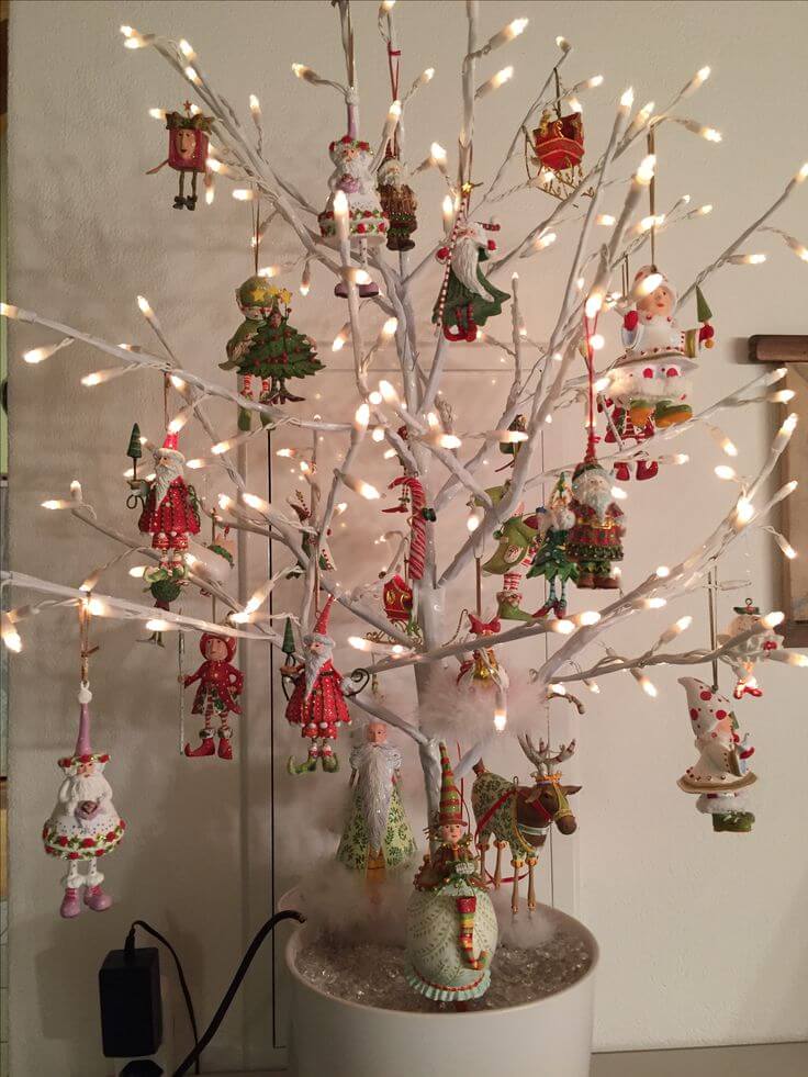 árboles de navidad hechos