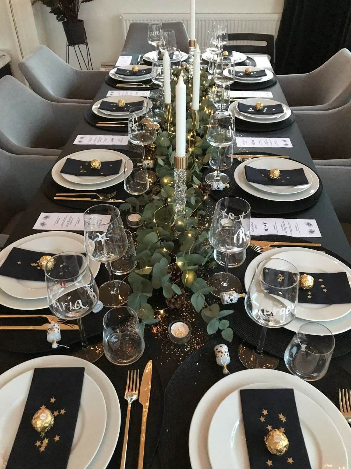 Ideas de Decoración de Mesa Para Recibir El año Nuevo