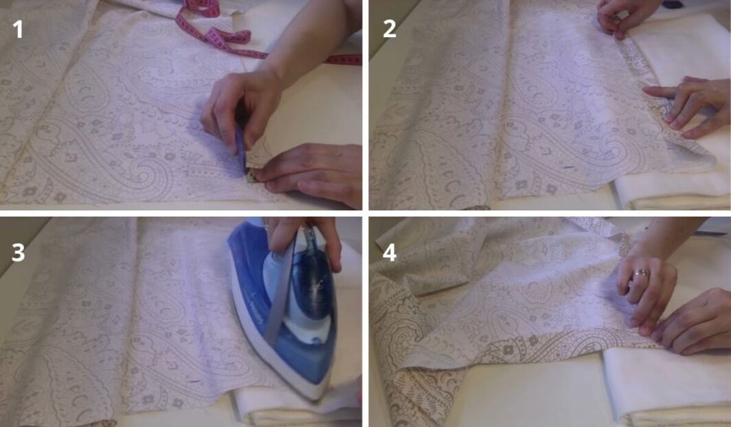 APRENDE CÓMO HACER EL DOBLADILLO DE UN MANTEL CUADRADO. ¡MUY FÁCIL ...