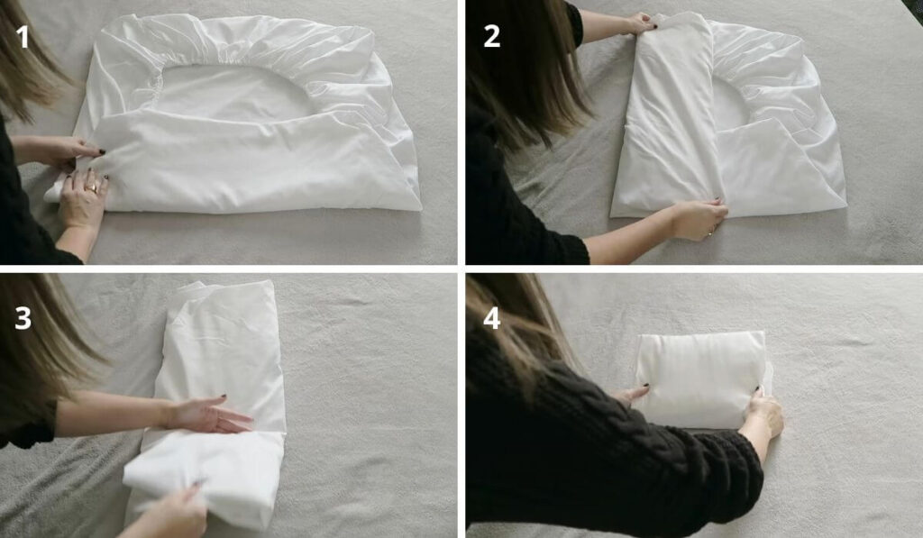 cómo doblar tus sábanas