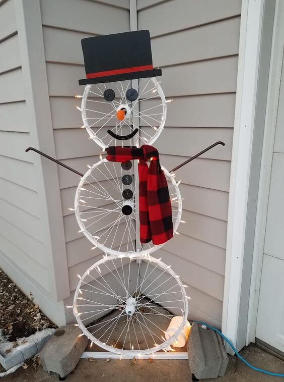 Muñecos De Nieve Con Reciclaje