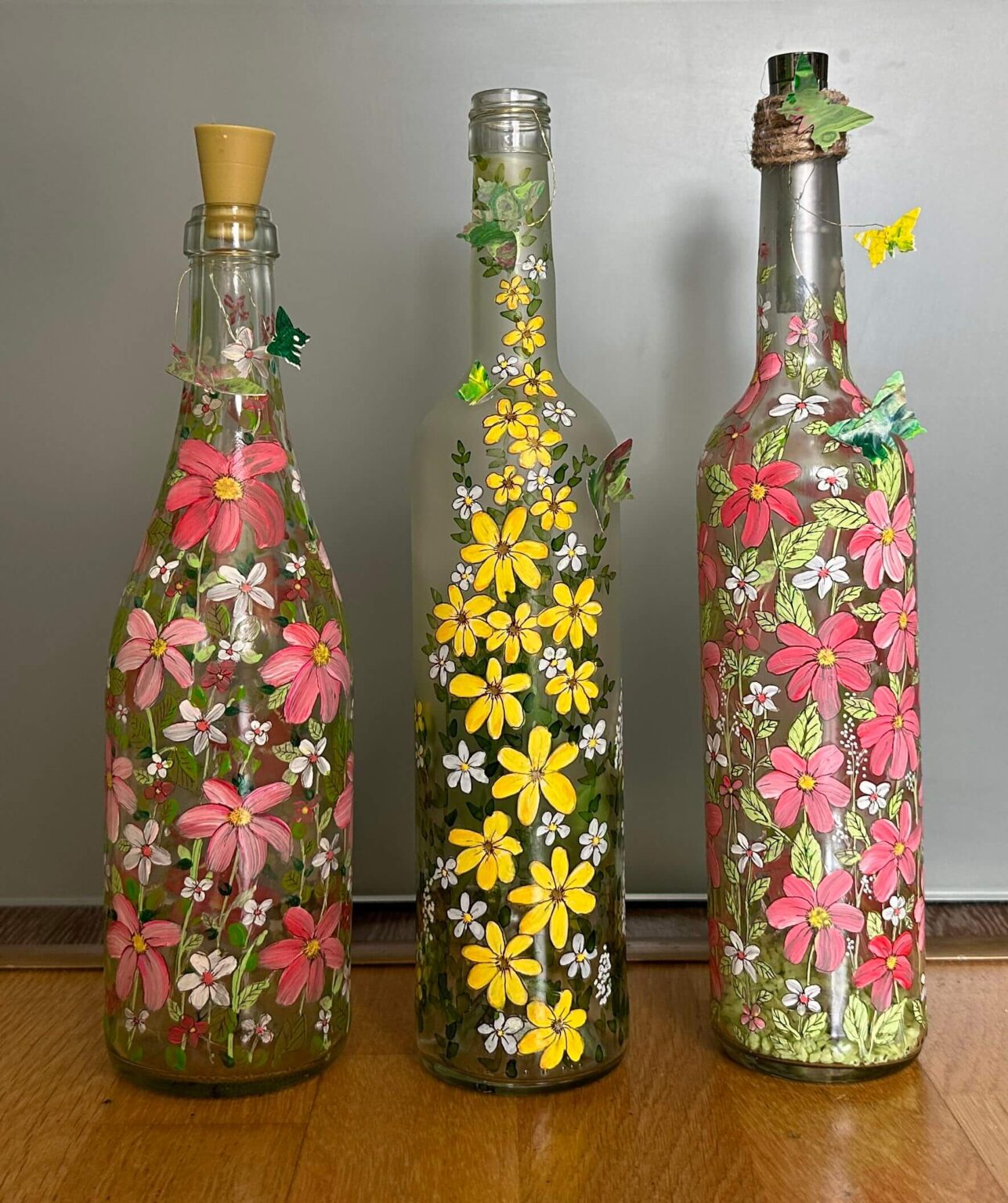 ¡WOW! Ideas Para Pintar y Decorar Botellas De Vidrio Recicladas