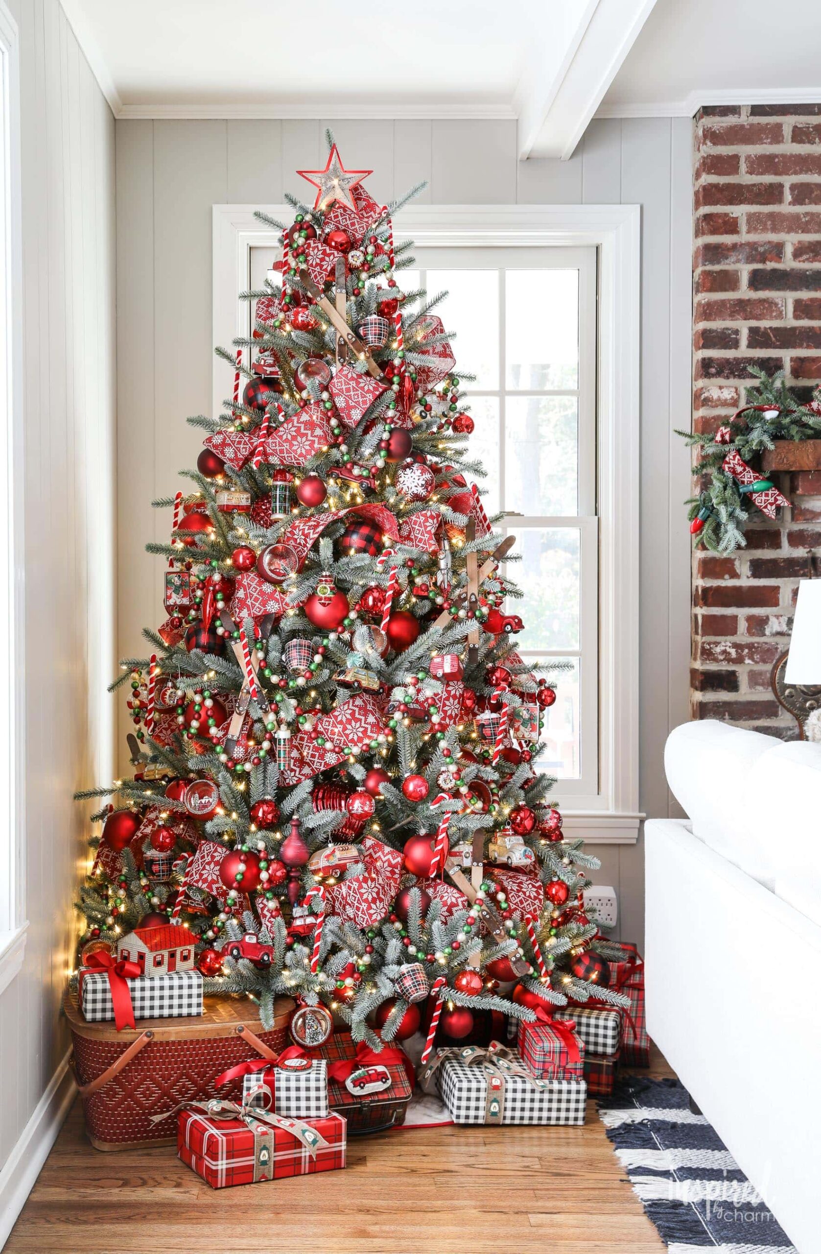 Árboles De Navidad Rojos Que Cambiarán Tu Forma De Decorar