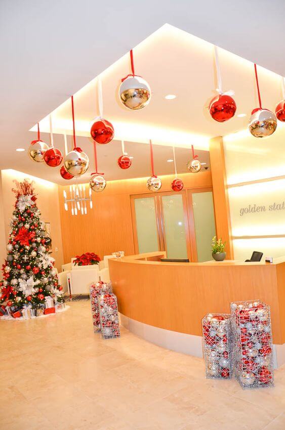 ideas para decorar oficinas en navidad