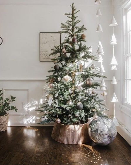 árbol natural de navidad