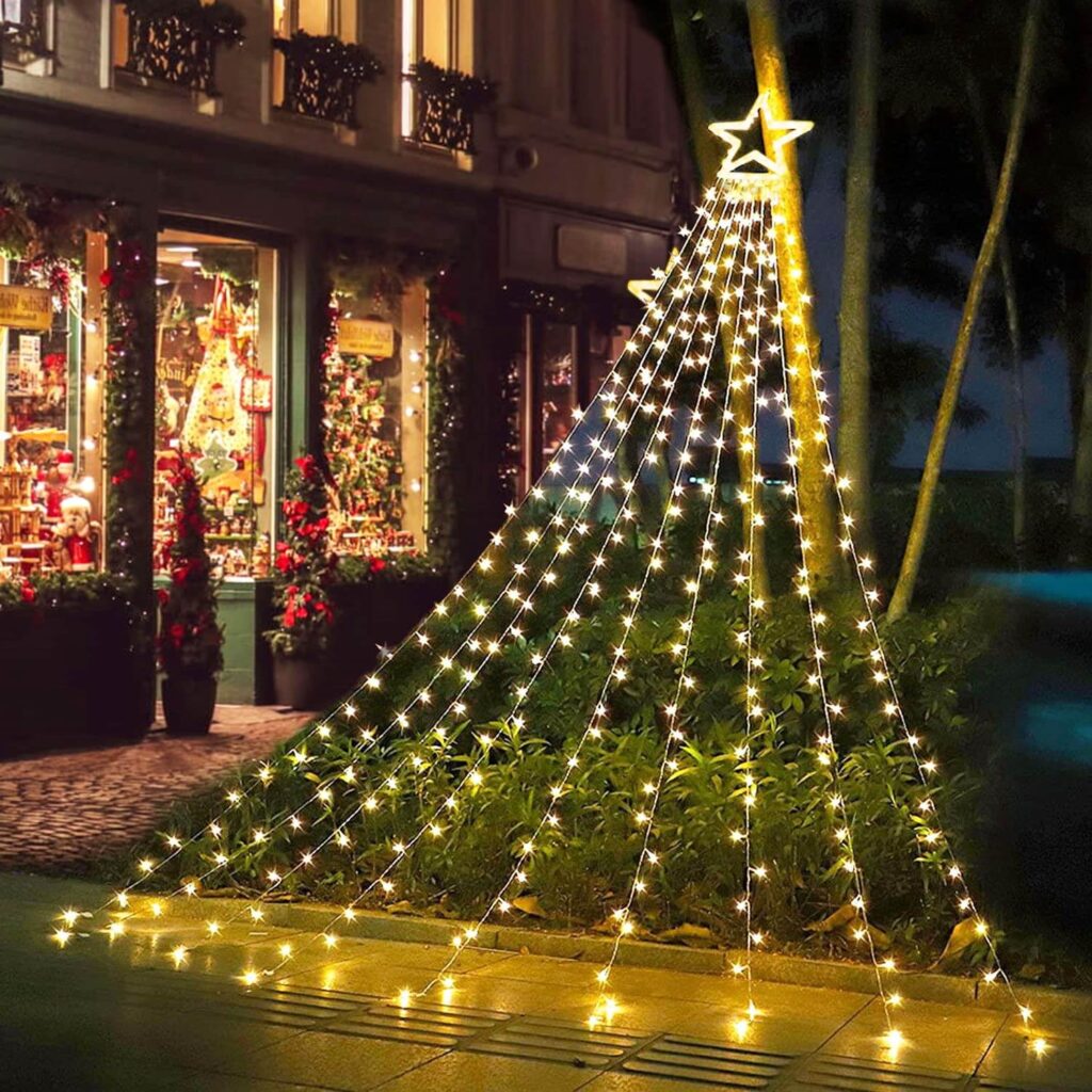 arbol de navidad para exteriores​